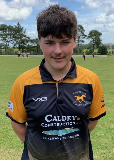 Rhys Eynon -top scored for Lawrenny Firsts